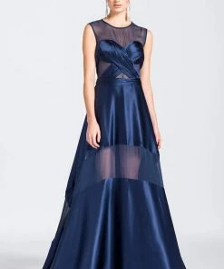 Ashley Lauren - 1115 Wrap Silk Evening Dress