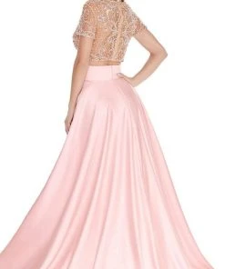 Ashley Lauren - 1251 Beaded Two Piece Ball Gown