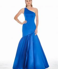 Ashley Lauren - 1330 One Shoulder Satin Mermaid Dress