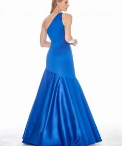 Ashley Lauren - 1330 One Shoulder Satin Mermaid Dress