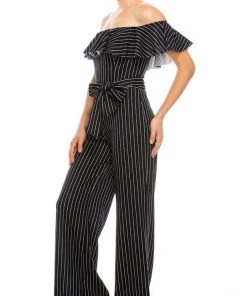 Bebe - 701351 Off-Shoulder Jumpsuit 9 Bebe - 701351 Off-Shoulder Jumpsuit