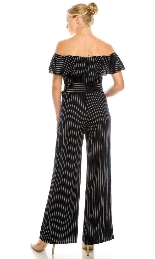 Bebe - 701351 Off-Shoulder Jumpsuit 4 Bebe - 701351 Off-Shoulder Jumpsuit