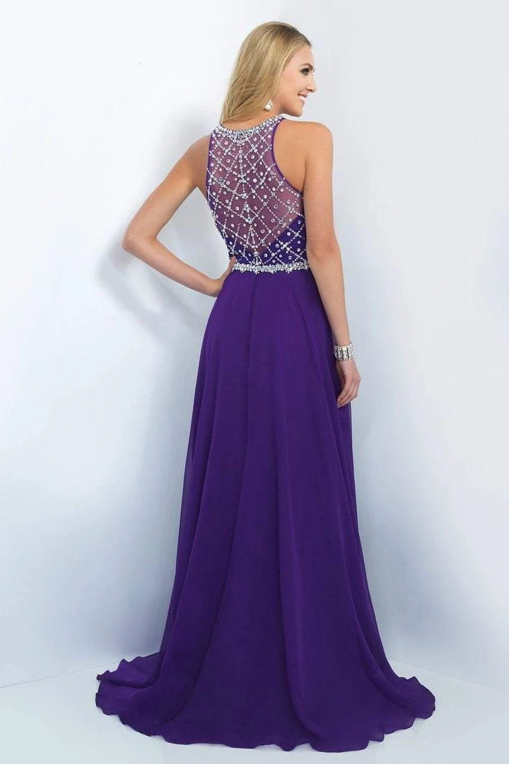 Blush By Alexia Designs Blush - 11071 Stunning Crystal Embellished Illusion Back Gown 4 Blush By Alexia Designs Blush - 11071 Stunning Crystal Embellished Illusion Back Gown