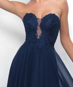 Blush By Alexia Designs Blush - 11234 Lace Embellished Sweetheart Chiffon A-line Dress Formal Gowns 10 Blush By Alexia Designs Blush - 11234 Lace Embellished Sweetheart Chiffon A-line Dress Formal Gowns