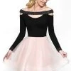 Blush By Alexia Designs Blush - 11610N Embellished Off-Shoulder Tulle A-line Dress 1 Blush By Alexia Designs Blush - 11610N Embellished Off-Shoulder Tulle A-line Dress