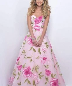 Blush By Alexia Designs Formal Gowns Blush - 5621 Dainty Sweetheart Floral Print A-Line Gown 8 Blush By Alexia Designs Formal Gowns Blush - 5621 Dainty Sweetheart Floral Print A-Line Gown