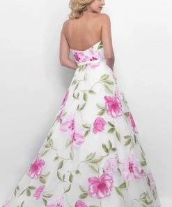 Blush By Alexia Designs Formal Gowns Blush - 5621 Dainty Sweetheart Floral Print A-Line Gown 7 Blush By Alexia Designs Formal Gowns Blush - 5621 Dainty Sweetheart Floral Print A-Line Gown