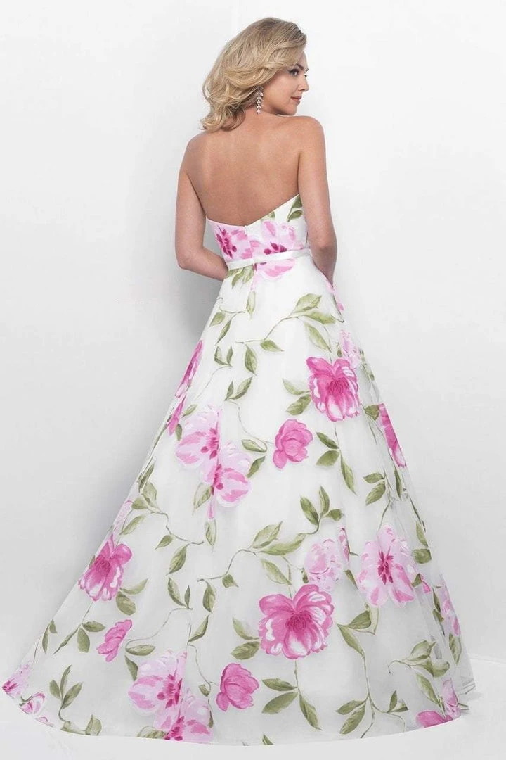 Blush By Alexia Designs Formal Gowns Blush - 5621 Dainty Sweetheart Floral Print A-Line Gown 4 Blush By Alexia Designs Formal Gowns Blush - 5621 Dainty Sweetheart Floral Print A-Line Gown