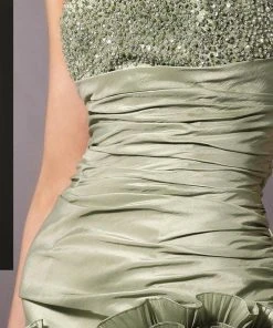 Blush By Alexia Designs Blush - 9160 Strapless Sequined Floral Cocktail Dress Cocktail Dresses