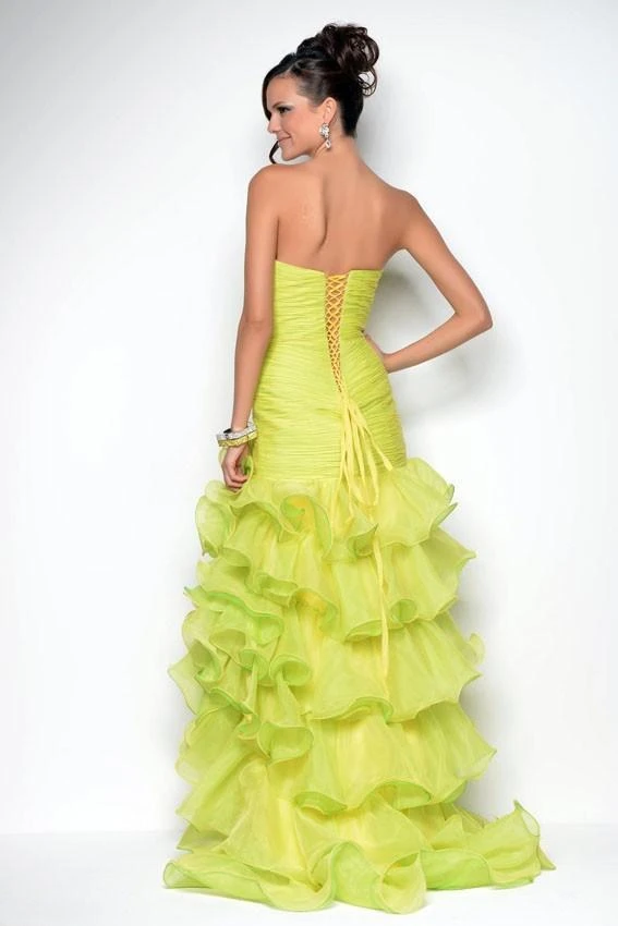 Blush By Alexia Designs Blush - 9517 Strapless Pleated Ruffled Long Gown With Slit Formal Gowns 4 Blush By Alexia Designs Blush - 9517 Strapless Pleated Ruffled Long Gown With Slit Formal Gowns