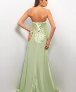 Blush By Alexia Designs Blush - 9591 Strapless Embellished Long Gown With Slit Formal Gowns