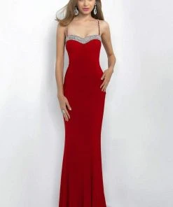 Blush By Alexia Designs - 11012 Sweetheart Paneled Jersey Sheath Gown Formal Gowns