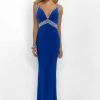 Formal Gowns Blush By Alexia Designs - 11032 Sequined V-Neck Jersey Sheath Dress