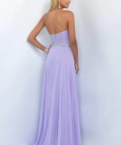 Formal Gowns Blush By Alexia Designs - 11070 Lovely Crystal Beaded Strapless Gown