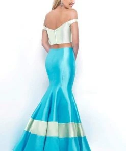 Formal Gowns Blush By Alexia Designs - 11313 Off The Shoulder Mikado Mermaid Dress