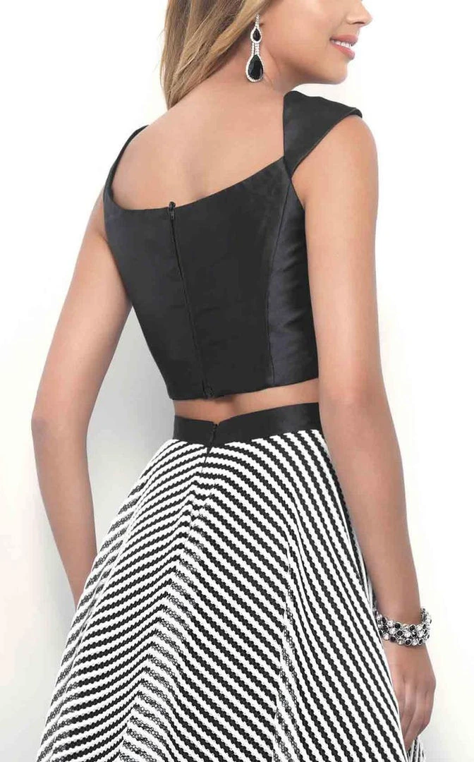 Blush By Alexia Designs - 11336 Straight-Across Two-Piece Mikado Gown 6 Blush By Alexia Designs - 11336 Straight-Across Two-Piece Mikado Gown