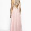 Blush By Alexia Designs - 11715 Beaded Jewel Neck Chiffon A-line Dress Formal Gowns