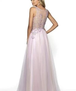 Blush By Alexia Designs - 11729 Beaded Illusion Jewel A-line Dress Formal Gowns
