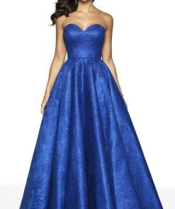 Blush By Alexia Designs - 5705 Strapless Sweetheart Ballgown