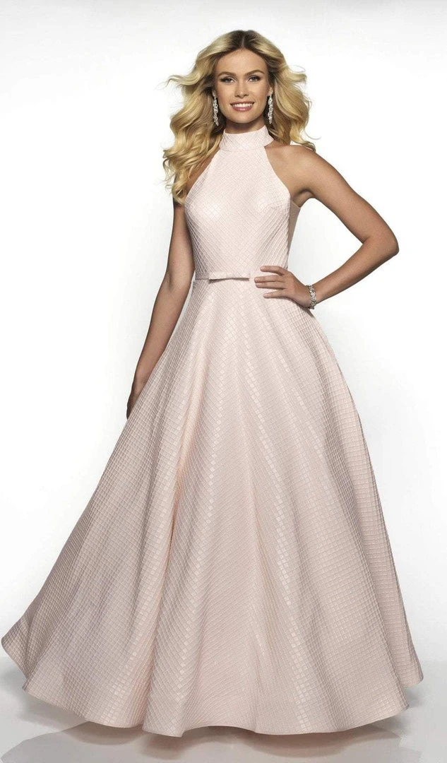 Blush By Alexia Designs - 5709 High Halter Ballgown With Open Back 3 Blush By Alexia Designs - 5709 High Halter Ballgown With Open Back