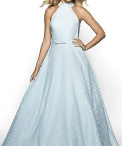 Blush By Alexia Designs - 5709 High Halter Ballgown With Open Back 7 Blush By Alexia Designs - 5709 High Halter Ballgown With Open Back