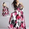 Formal Gowns Blush By Alexia Designs - 9034 Floral Print Accordion Gown 1 Formal Gowns Blush By Alexia Designs - 9034 Floral Print Accordion Gown