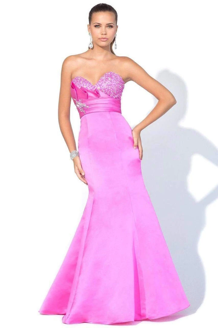 Blush By Alexia Designs - 9304 Beaded Sweetheart Satin Trumpet Gown Formal Gowns 5 Blush By Alexia Designs - 9304 Beaded Sweetheart Satin Trumpet Gown Formal Gowns