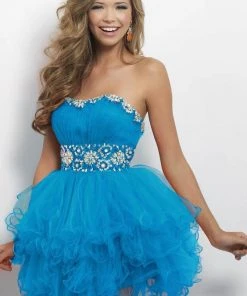 Cocktail Dresses Blush By Alexia Designs - 9664 Sweetheart Ruffled Tulle Cocktail Dress 7 Cocktail Dresses Blush By Alexia Designs - 9664 Sweetheart Ruffled Tulle Cocktail Dress