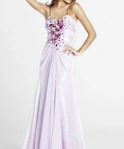 Blush By Alexia Designs - Bejeweled Chiffon Evening Gown P001 Formal Gowns