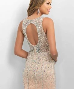 Blush By Alexia Designs - Bejeweled Sheath Dress C353 Cocktail Dresses