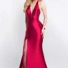 Formal Gowns Blush By Alexia Designs - C1061 Halter Neck Mikado Sheath Dress 1 Formal Gowns Blush By Alexia Designs - C1061 Halter Neck Mikado Sheath Dress