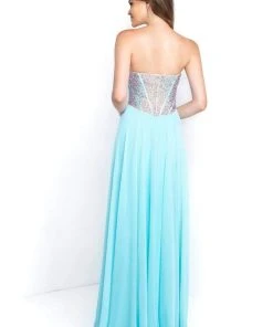 Formal Gowns Blush By Alexia Designs - C1077 Beaded Sweetheart Chiffon A-line Gown