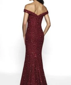 Blush By Alexia Designs - C2084 Plunging Jeweled Corset Lace Gown 7 Blush By Alexia Designs - C2084 Plunging Jeweled Corset Lace Gown