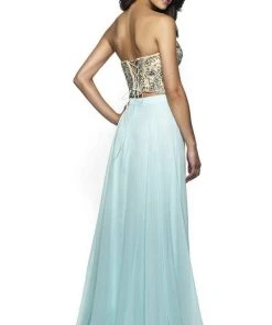 Formal Gowns Blush By Alexia Designs - C2089 Two Piece Beaded Strapless Gown