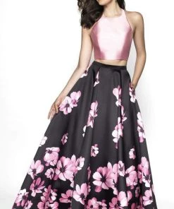 Formal Gowns Blush By Alexia Designs - C2102 Two Piece Floral Ballgown