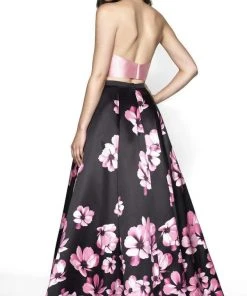 Formal Gowns Blush By Alexia Designs - C2102 Two Piece Floral Ballgown