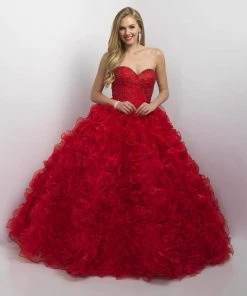 Blush By Alexia Designs - Q175 Ruffled Sweetheart Ballgown