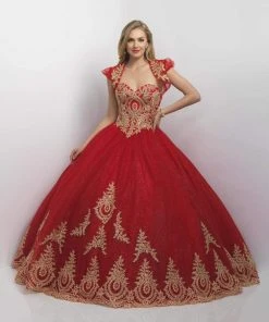 Formal Gowns Blush By Alexia Designs - Q176 Embroidered Sweetheart Ballgown