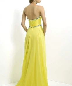 Blush By Alexia Designs - Shirred Sweetheart Chiffon A-Line Gown 9763