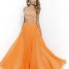 Formal Gowns Blush By Alexia Designs - Two Piece Halter Long Gown 9935