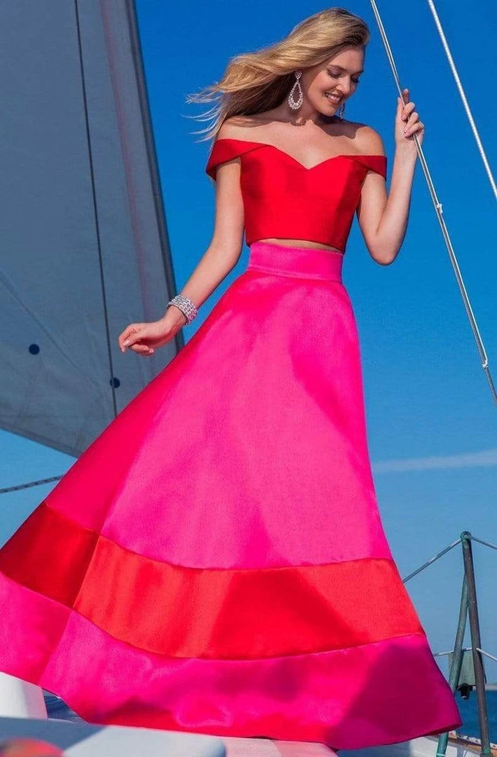 Blush By Alexia Designs - Two Piece Off Shoulder Ballgown 5623 Formal Gowns 6 Blush By Alexia Designs - Two Piece Off Shoulder Ballgown 5623 Formal Gowns