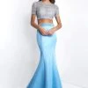 Blush By Alexia Designs Blush - C1006 Crystal Embellished Two Piece Mermaid Dress Formal Gowns