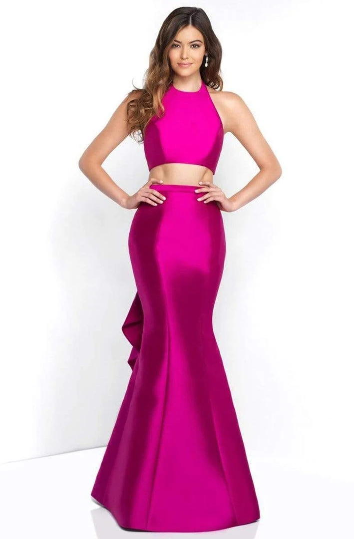Blush By Alexia Designs Blush - C1078 Halter Neck Two-Piece Mikado Mermaid Gown 3 Blush By Alexia Designs Blush - C1078 Halter Neck Two-Piece Mikado Mermaid Gown