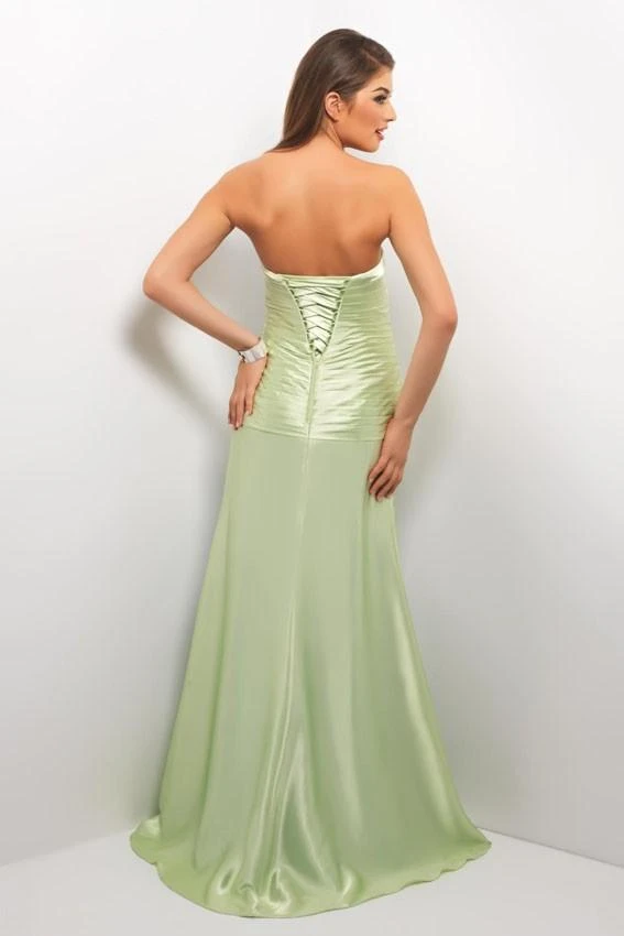 Blush By Alexia Designs Blush - Strapless Embellished Long Gown With Slit 9591 Formal Gowns 4 Blush By Alexia Designs Blush - Strapless Embellished Long Gown With Slit 9591 Formal Gowns