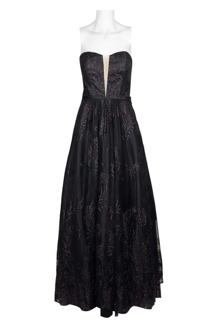 Cachet - 59190Q Plunging Sweetheart Glitter A-Line Gown 4 Cachet - 59190Q Plunging Sweetheart Glitter A-Line Gown