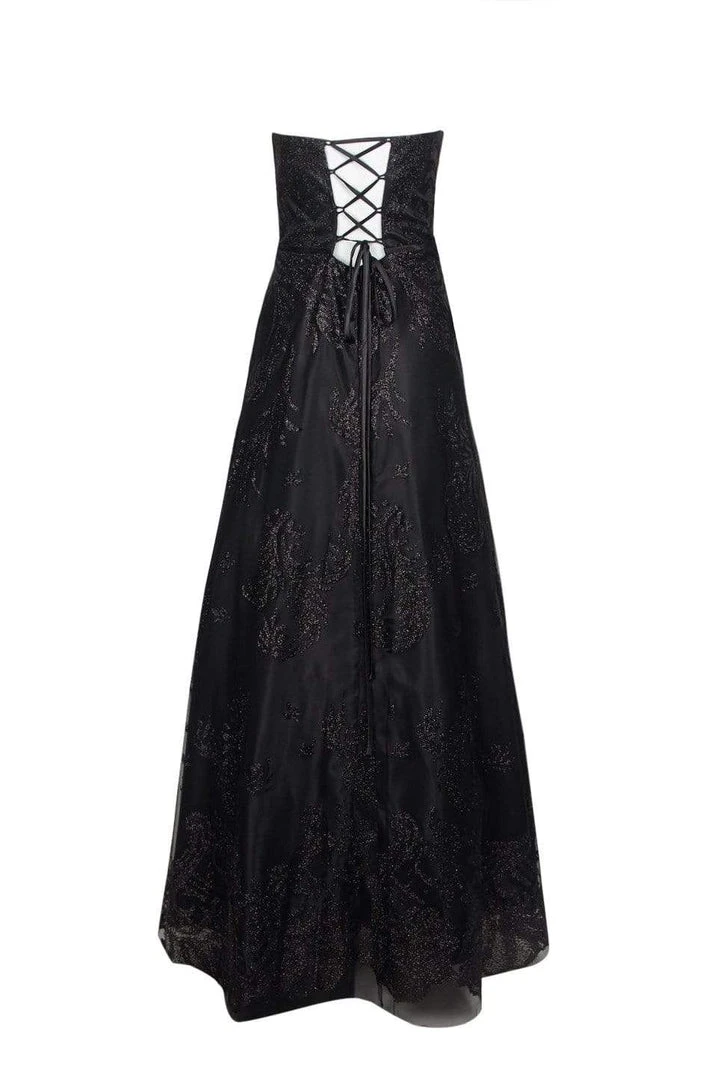 Cachet - 59190Q Plunging Sweetheart Glitter A-Line Gown 5 Cachet - 59190Q Plunging Sweetheart Glitter A-Line Gown