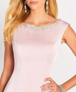 Cameron Blake By Mon Cheri - 119647 Beaded Bateau Neck Stretch Crepe Gown - 1 Pc. Petal In Size 12 Available 7 Cameron Blake By Mon Cheri - 119647 Beaded Bateau Neck Stretch Crepe Gown - 1 Pc. Petal In Size 12 Available