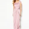 Formal Gowns Cameron Blake By Mon Cheri - Bateau Pleated Evening Dress 219676 - 1 Pc Rose Quartz In Size 12 Available 1 Formal Gowns Cameron Blake By Mon Cheri - Bateau Pleated Evening Dress 219676 - 1 Pc Rose Quartz In Size 12 Available