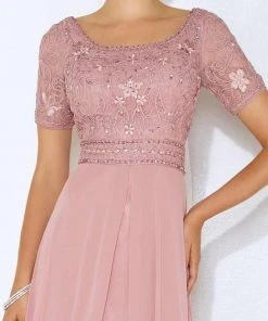 Formal Gowns Cameron Blake By Mon Cheri - Dress In Mauve 116666 - 1 Pc Mauve In Sizes 8 Available