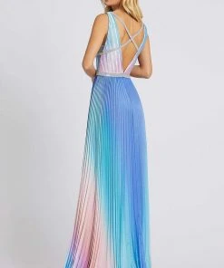 Formal Gowns Cassandra Stone - 30705A Ruched Plunging V-Neck A-Line Gown